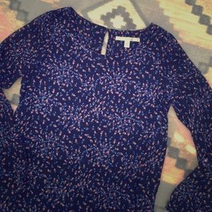 Lauren Conrad floral blouse size M